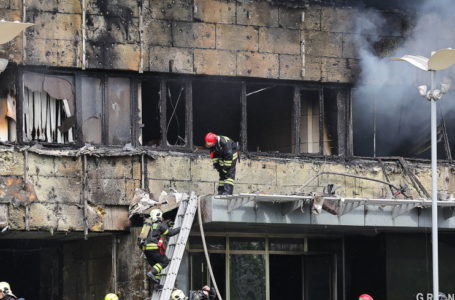 Пожар в бизнес-центре «Гранд Сетунь Плаза» на западе Москвы потушен